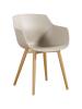 Stoel Alexia - Taupe / Houtlook - Kunsstof - G-Line