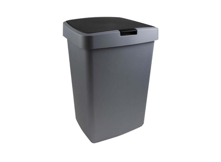 Simplehuman Rectangular Touch Bar Zwart Deksel 40 Liter | | Prullenbakken Simplehuman Rectangular Touch Bar Zwart Deksel 40 Liter | | Prullenbakken