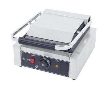 Contactgrill - Enkel - Ribbel / Ribbel - RVS - 230V - G-Line