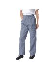 Broek - Unisex - Blauw/Wit - Polyester/Katoen - Whites Chefs Clothing - B311 B311 €24.99 Koksbroeken