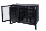 Barkoelkast - 254 Liter - 3-Deurs - Glazen Deur - Geventileerd - Zwart - G-Line HW-146876 €599.00 Koelkasten met glazen deur