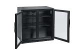 Barkoelkast - 158 Liter - 2-Deurs - Glazen Deur - Geventileerd - Zwart - G-Line HW-146877 €449.00 Koelkasten met glazen deur