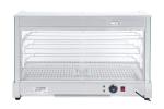 Warmhoudvitrine - Gebogen Ruit - RVS - 230V - B 90 CM - G-Line HW-147709 €499.00 Warmhoudvitrine