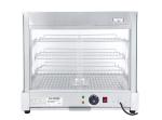 Warmhoudvitrine - Gebogen Ruit - RVS - 230V - B 65 CM - G-Line HW-147708 €399.00 Warmhoudvitrine