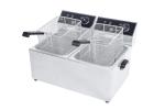 Friteuse - Elektrisch - Tafelmodel - 2 x 8 L - RVS - 2 x 230V - G-Line HW-147701 €189.00 Friteuses 230 volt