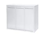 Afvalbak - 3-Delig - Kantelbaar - 3 x 15 Liter - RVS - G-Line HW-147099 €149.00 Afvalbakken
