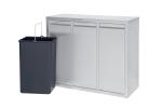 Afvalbak - 3-Delig - Kantelbaar - 3 x 15 Liter - RVS - G-Line HW-147099 €149.00 Afvalbakken