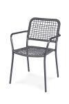 Terrasstoel Dinner - Rattan - Stapelbaar - Antraciet - G-Line HW-141096 €34.95 Terrasstoelen