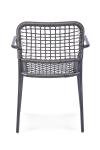 Terrasstoel Dinner - Rattan - Stapelbaar - Antraciet - G-Line HW-141096 €34.95 Terrasstoelen