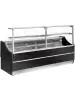 Gekoelde Vitrinetoonbank - Ruit 90° - 200 CM - Zwart - Diamond - OL200/B5-R