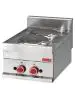 Fornuis - 600 Line - 2-pits - Elektrisch - H 28 x 30 x 60 CM - 3000 W - 400 V - RVS - Gastro M - GN017