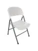 Opklapbare stoel - 2 stuks - Wit - H 81 x 49 x 50 CM - Staal/Polypropylene - Bolero - CE692