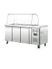 Saladette - 3 x 1/1 GN - 3 deurs - H 136 x 179.5 x 70 CM - 230 V - RVS - Polar - CT394
