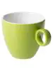 Kop - 17 CL - 6 Stuks - Lichtgroen - Maastricht Porselein - Bart Colour Cafe - 531387