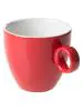 Kop - 17 CL - 6 Stuks - Rood - Maastricht Porselein - Bart Colour Cafe - 531385