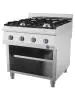 Kooktafel - Gas - 4 Pitten - RVS - B 80 CM - G700 Line - G-Line