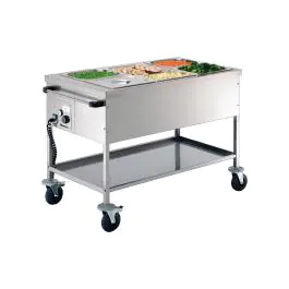 Bain-Marie - 3 x 1/1 GN - H 85.5 x 65 x 120 cm - Bartscher - 200255