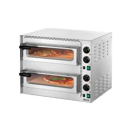 Pizzaoven - 2 x Ø35 CM - H 47.5 x 57 x 55 - Bartscher - 203535