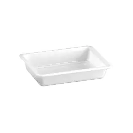 Restbak - H 7 x 34 x 23.5 CM - 0.275 KG - Polypropyleen - Wit - 3 Liter - -40°C / +75°C - Denox - 600011