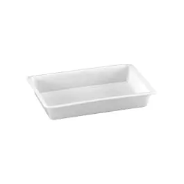 Restbak - H 7.5 x 43 x 28.5 CM - 0.41 KG - Polypropyleen - Wit - 6 Liter - -40°C / +75°C - Denox - 600012