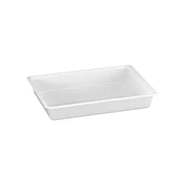 Restbak - H 8.5 x 53.5 x 38.5 CM - 0.8 KG - Polypropyleen - Wit - 12 Liter - -40°C / +75°C - Denox - 600014