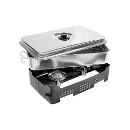 Rookoven - H 11.5 x 42.5 x 28 CM - 3 KG - RVS - Helia Smoker - 866001