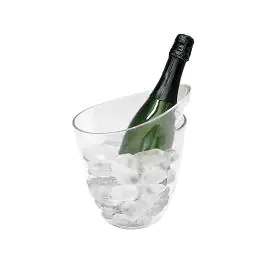 Wijnkoeler - H 20 x 24 x 20.5 CM - 0.46 KG - Polystyreen (Ps) - Transparant - Vin Bouquet - 130252