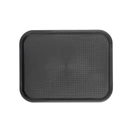 Dienblad - H 2 x 45.5 x 35.5 CM - 0.56 KG - Polypropyleen - Zwart - Caterchef - 430165