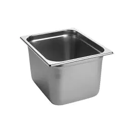 Gastronormbak - 1/2 GN - 12 Liter - H 20 x 32.5 x 26.5 CM - RVS - Caterchef - 953121