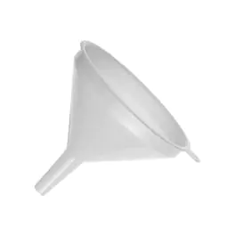 Trechter - H 12 CM - 0.03 KG - Ø12 CM - Polyethyleen - Wit - 956032