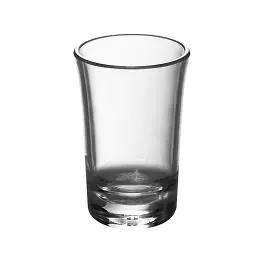 Borrel Glas - H 6.3 CM - 0.02 KG - Ø3.8 CM - Polycarbonaat - 0.03 Liter - Roltex - 230013