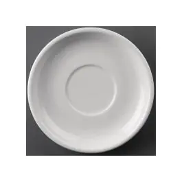 Schotel koffiekop - 24 stuks - Ø 14.5 x H 2.2 CM - Porselein - Olympia - CC202