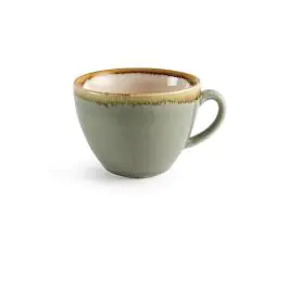Espressokop - 22.8 CL - 6 stuks - Groen - Ø 9.3 x H 6.8 CM - Porselein - Olympia - GP478
