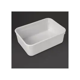 Roomijsbakken - 2 Liter - 15 stuks - Geel - H 22.1 x 15.8 x 7.5 CM - Polypropyleen - CS828