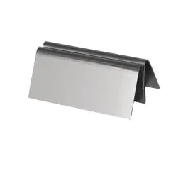 Menukaarthouder - H 3 x 8 x 5 CM - RVS - Olympia - DM221