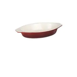 Graniteerschaal - 0.65 Liter - Rood - H 4 x 14 x 19.5 CM - Gietijzer - Vogue - GH317