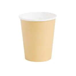 Wegwerp koffiebekers - 23 CL - 1000 stuks - Bruin - Ø 8.3 x H 9 CM - Karton - Fiesta - GF030