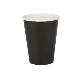 Wegwerp koffiebekers - 34 CL - 1000 stuks - Zwart - Ø 8.95 x H 11 CM - Karton - Fiesta - GF042