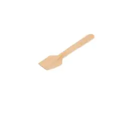 Wegwerp ijslepels - 100 stuks - 9.6 CM - Berkenhout - Fiesta Green - DK399