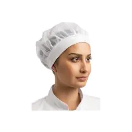 Muts - Unisex - One Size - Wit - Nylon - Whites Chefs Clothing - B252