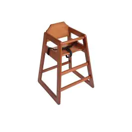 Kinderstoel - Donkerbruin - H 75 x 51 x 51 CM - Hout - Bolero - DL901