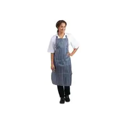 Waterdicht schort - Unisex - One Size - Blauw/Wit - 71.1 x 101.6 CM - Nylon - Whites Chefs Clothing - A580