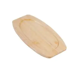 Onderzetter serveerpan - H 2 x 31.5 x 17 CM - Heveahout - Olympia - GG135