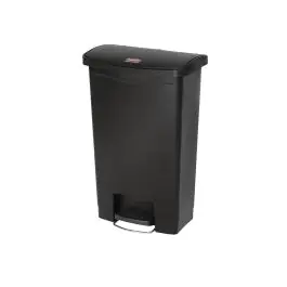 Pedaalemmer - 50 Liter - Zwart - H 71.9 x 45.7 x 29.2 CM - Polyethyleenhars - Rubbermaid - GL028