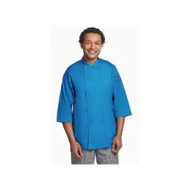 Koksbuis - Unisex - Blauw - Polyester/Katoen - Chef Works - B178