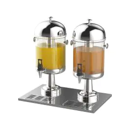 Sapdispenser - Dubbel - 2 x 8 Liter - RVS - G-Line