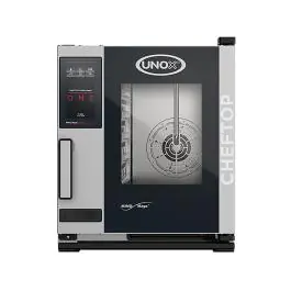 Combi Steamer - 1-Deurs - Dubbelglas - RVS - 380-415V - H 64.9 x B 53.5 x D 67.2 CM - Unox