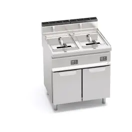 Horeca friteuse - 2 x 18 Liter - Digitaal - Elektrisch - Berto's - E7F18-8MSEL