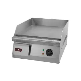 Bakplaat - H 27 x 40 x 54.5 CM - 27.5 KG - 220 - 240 V - 3000 W - RVS - Glad - +50°C / +300°C - Caterchef - 688510