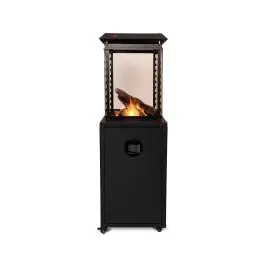 Terrasheater - Patio - Propaan - Lavablokken - Zwart - H 139 x B 47 x D 47 CM - G-Line